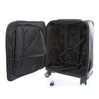 Piquadro BL SQUARE 32 л чемодан из натуральной кожи на 4-х колесах черный