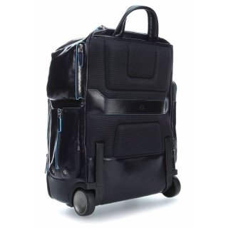 Piquadro BL SQUARE 34 л чемодан из натуральной кожи на 2 колесах синий