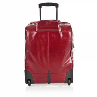 Piquadro BL SQUARE 37,54 л чемодан из натуральной кожи на 2 колесах красный