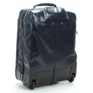 Piquadro BL SQUARE 37,54 л валіза з натуральної шкіри на 2 колесах синя