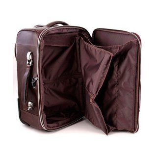Piquadro BL SQUARE Cognac 49 л чемодан из натуральной кожи на 2-х колесах коричневый