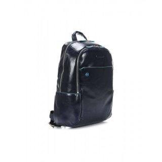 Piquadro Blue Square 15 л міський рюкзак з натуральної шкіри синій