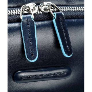 Piquadro Blue Square 18 л міський рюкзак для ноутбука з натуральної шкіри синій