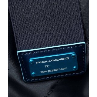 Piquadro Blue Square 18 л міський рюкзак для ноутбука з натуральної шкіри синій