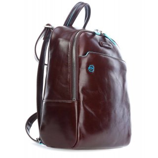 Piquadro Blue Square 6 л городской рюкзак из натуральной кожи коричневый