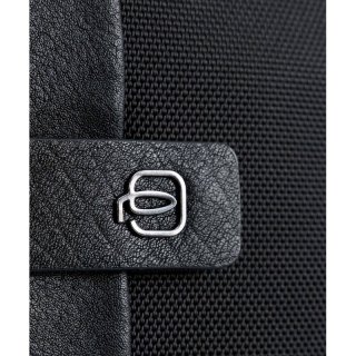 Piquadro Brief Bagmotic 15 л міський текстильний рюкзак для ноутбука чорний