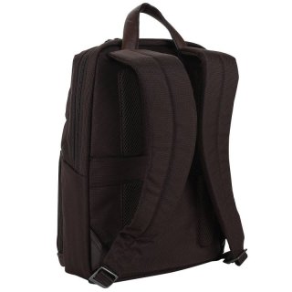Piquadro Brief Bagmotic 16 л міський текстильний рюкзак для ноутбука коричневий