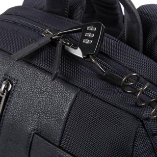 Piquadro Brief Bagmotic 16 л міський текстильний рюкзак для ноутбука синій