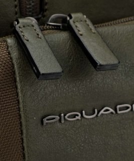 Piquadro Brief Bagmotic 16 л міський текстильний рюкзак для ноутбука зелений