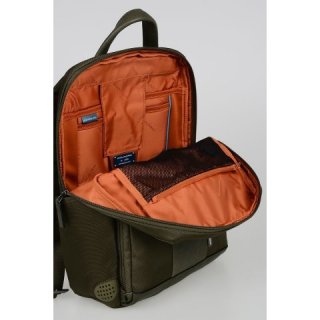 Piquadro Brief Bagmotic 16 л міський текстильний рюкзак для ноутбука зелений