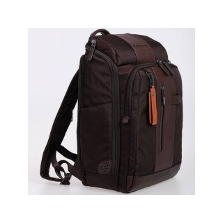 Piquadro Brief Bagmotic 19 л міський текстильний рюкзак для ноутбука коричневий