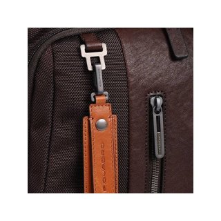Piquadro Brief Bagmotic 19 л міський текстильний рюкзак для ноутбука коричневий