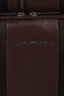 Piquadro Brief Bagmotic 20 л міський текстильний рюкзак для ноутбука коричневий