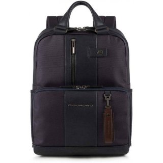 Piquadro Brief Bagmotic 20 л городской текстильный рюкзак для ноутбука синий