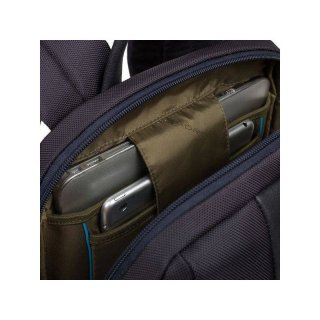 Piquadro Brief Bagmotic 20 л міський текстильний рюкзак для ноутбука синій