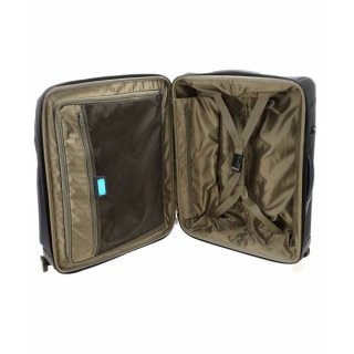 Piquadro BRIEF BAGMOTIC 41 л тканевый чемодан на 4-х колесах синий