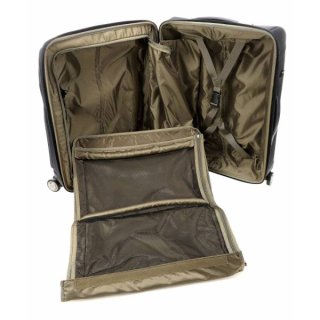 Piquadro BRIEF BAGMOTIC 41 л тканевый чемодан на 4-х колесах синий