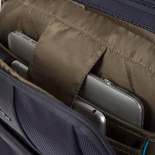 Piquadro BRIEF BAGMOTIC 47 л тканевый чемодан на 4-х колесах черный