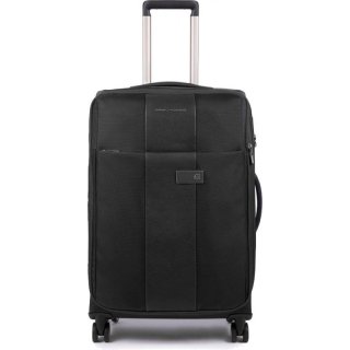 Piquadro BRIEF BAGMOTIC 73 л тканевый чемодан на 4-х колесах черный