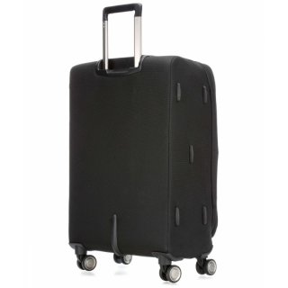 Piquadro BRIEF BAGMOTIC 73 л тканевый чемодан на 4-х колесах черный