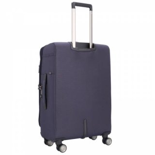 Piquadro BRIEF BAGMOTIC 73 л тканевый чемодан на 4-х колесах синий