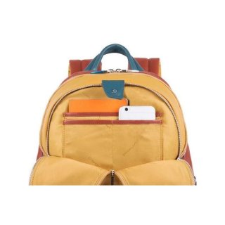 Piquadro COLEOS 13 л міський текстильний рюкзак для ноутбука жовтий