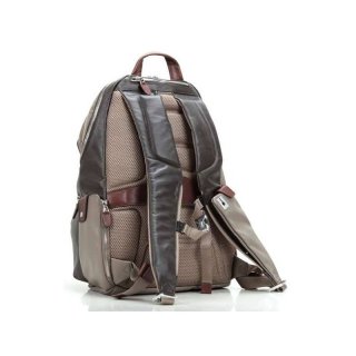 Piquadro COLEOS 19 л міський текстильний рюкзак бежевий