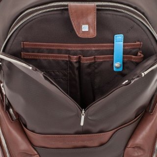 Piquadro COLEOS 19 л міський текстильний рюкзак коричневий