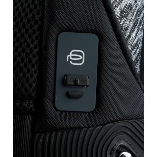 Piquadro Coleos Active 16 л міський текстильний рюкзак для ноутбука сірий