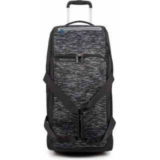 Piquadro COLEOS Active 31 л дорожня сумка з поліестеру на 2-х колесах чорна