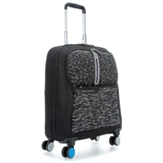 Piquadro COLEOS Active 31 л тканевый чемодан на 4-х колесах черный