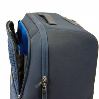 Piquadro COLEOS Active 31 л тканевый чемодан на 4-х колесах синий