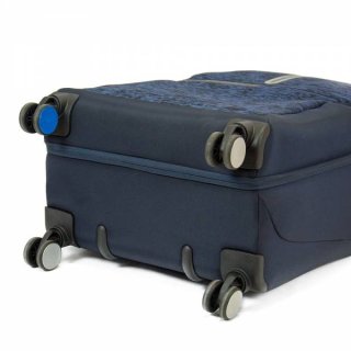 Piquadro COLEOS Active 31 л тканевый чемодан на 4-х колесах синий