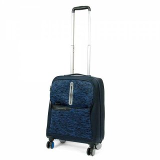 Piquadro COLEOS Active 31 л тканевый чемодан на 4-х колесах синий