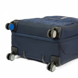Piquadro COLEOS Active 64 л тканевый чемодан на 4-х колесах синий