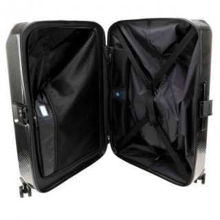 Piquadro CUBICA/Black M 70 л чемодан из поликарбоната на 4 колесах черный
