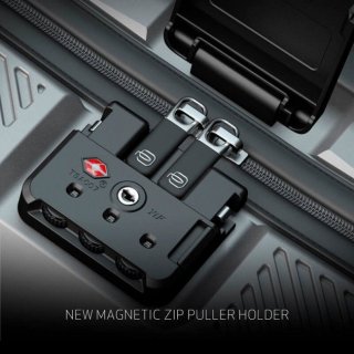 Piquadro CUBICA/Black M 70 л чемодан из поликарбоната на 4 колесах черный