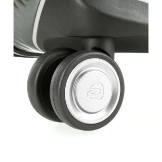 Piquadro CUBICA/Black S 34 л чемодан из поликарбоната на 4 колесах черный