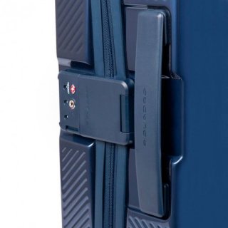 Piquadro CUBICA/Blue S 34 л чемодан из поликарбоната на 4 колесах синий
