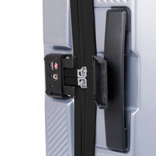 Piquadro CUBICA/Grey S 34 л чемодан из поликарбоната на 4 колесах серый