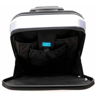 Piquadro CUBICA/Grey S 39 л чемодан из поликарбоната на 4 колесах серый