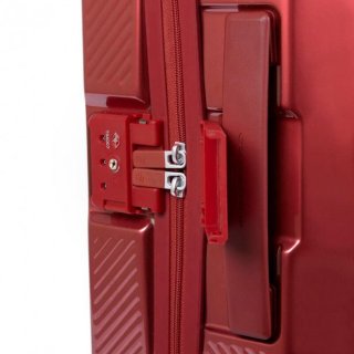 Piquadro CUBICA/Red M 70 л валіза з полікарбонату на 4 колесах червона