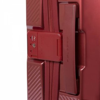 Piquadro CUBICA/Red S 39 л чемодан из поликарбоната на 4 колесах красный