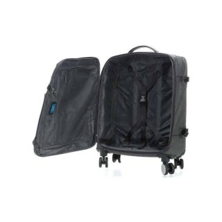 Piquadro Move2 35,5 л тканевый чемодан на 4-х колесах черный