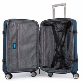 Piquadro Move2 53 л текстильна валіза на 4-х колесах синя