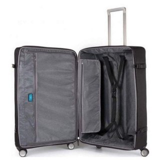Piquadro Move2 85 л тканевый чемодан на 4-х колесах черный