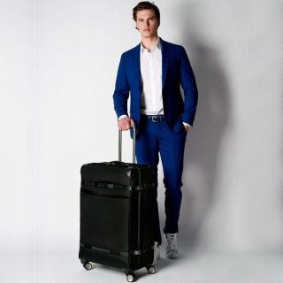 Piquadro Move2 85 л тканевый чемодан на 4-х колесах черный
