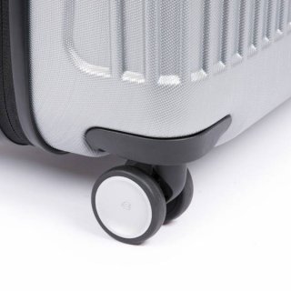 Piquadro RELYGHT PLUS ZIP 39,5 л чемодан из поликарбоната на 4 колесах серебристый