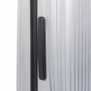 Piquadro RELYGHT PLUS ZIP 39,5 л чемодан из поликарбоната на 4 колесах серебристый
