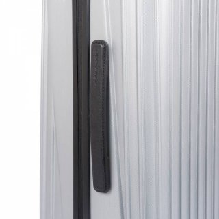 Piquadro RELYGHT PLUS ZIP 98 л валіза з полікарбонату на 4 колесах срібляста